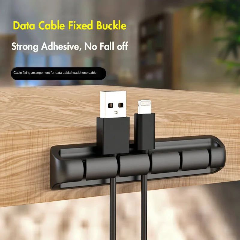 Premium Desktop Cord Manager for USB and Earphone Cables