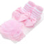 Adorable Princess Bow Baby Socks & Hairband Set - Cozy & Stylish for Girls - Korvel
