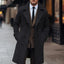 Men's Double Breasted Woolen Overcoat for Fall & Winter