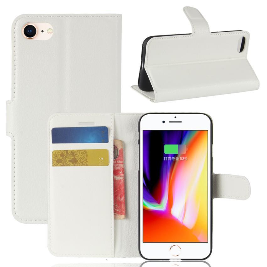 Funda de Cuero Premium con Tapa para iPhone 7/8 Plus