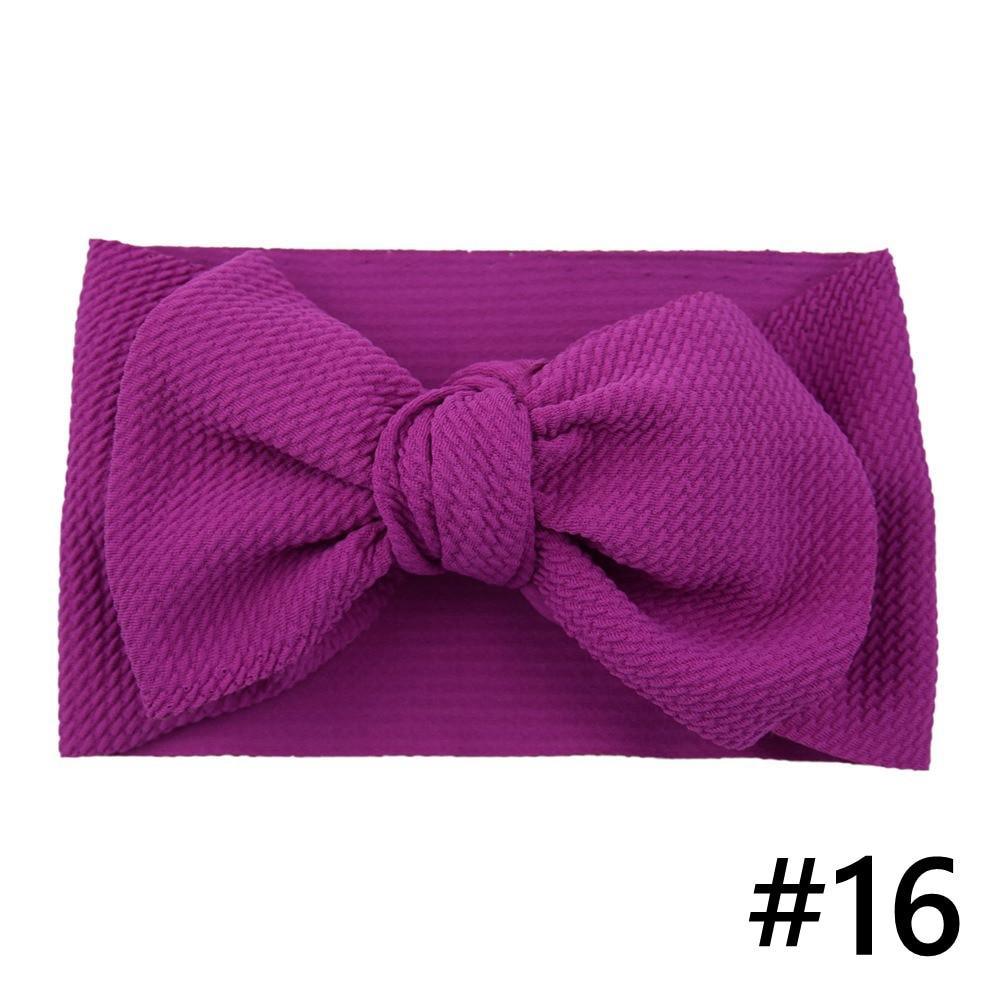 Diadema Grande con Lazo para Niñas - Accesorio de Cabello Ajustable