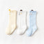 Chaussettes Bébé Blanches Montantes Premium - Design Antidérapant en Coton