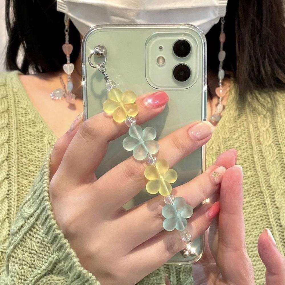 Butterfly Chain Flower Bracelet Phone Case for iPhone