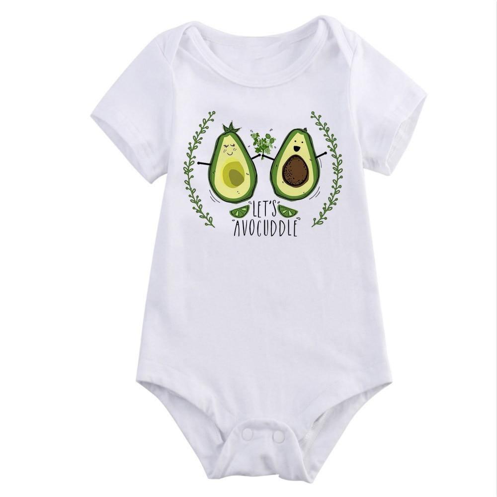 Bodysuit de bébé imprimé moderne de luxe - Combinaison d'été unisexe