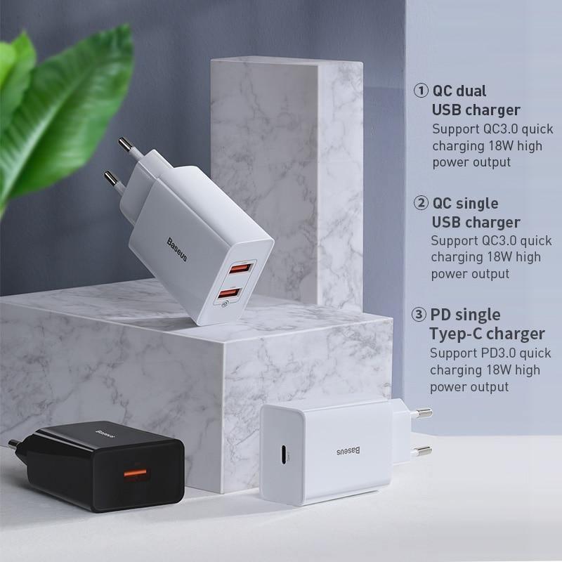 Mini Fast USB 18W Charger with Quick Charge 3.0 Technology
