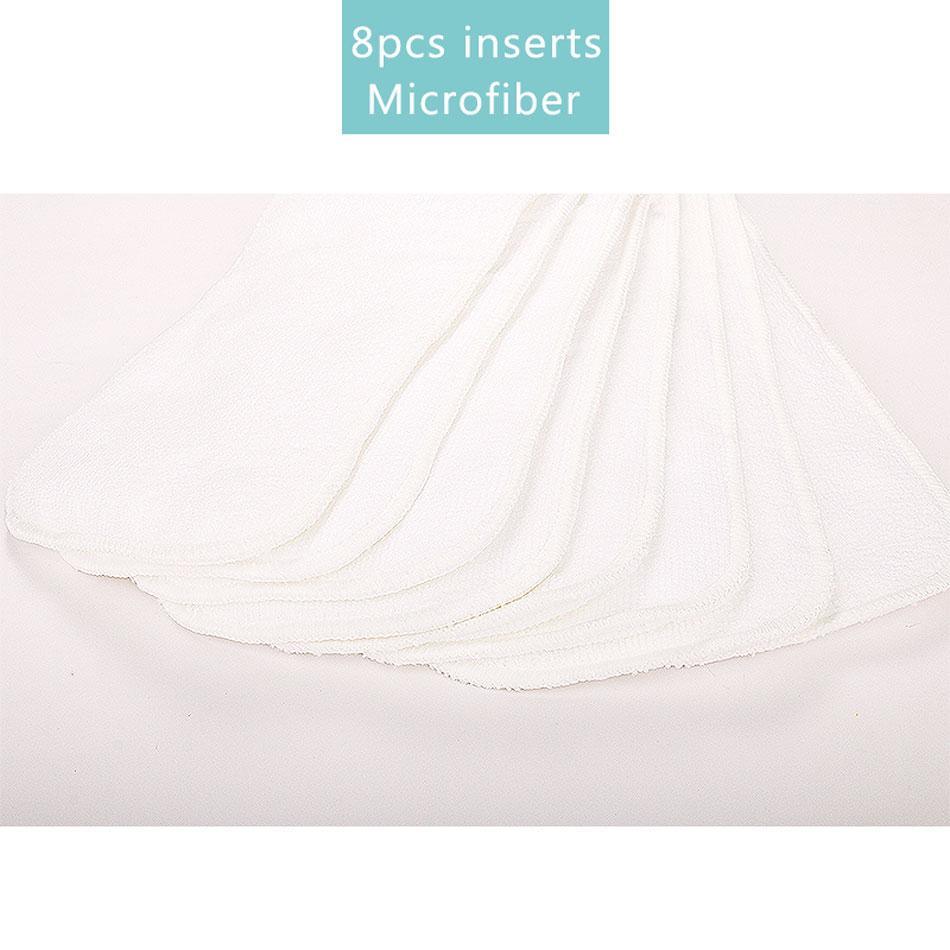4PCS Eco-friendly Adjustable Cloth Diapers Set for Babies