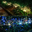 Modern Luxury LED Solar Garden Lamp - Tree Fireworks Design