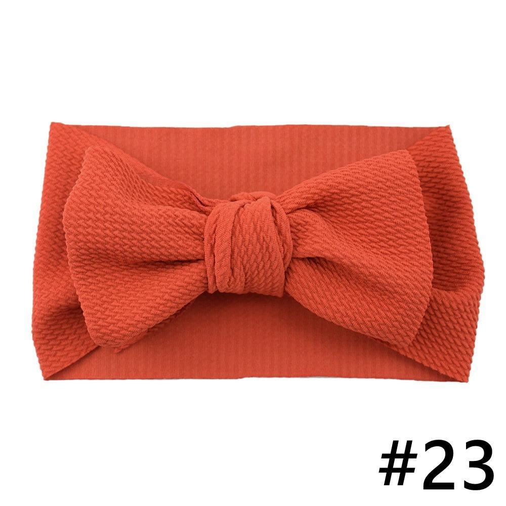 Diadema Grande con Lazo para Niñas - Accesorio de Cabello Ajustable