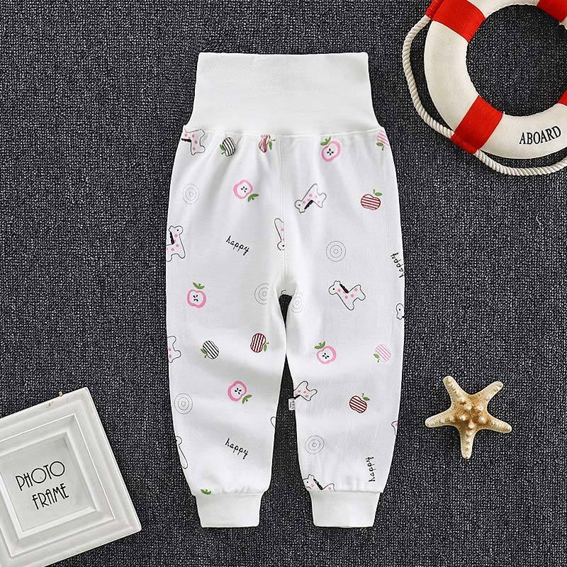 Premium Cotton High Waist Baby Leggings for Newborns