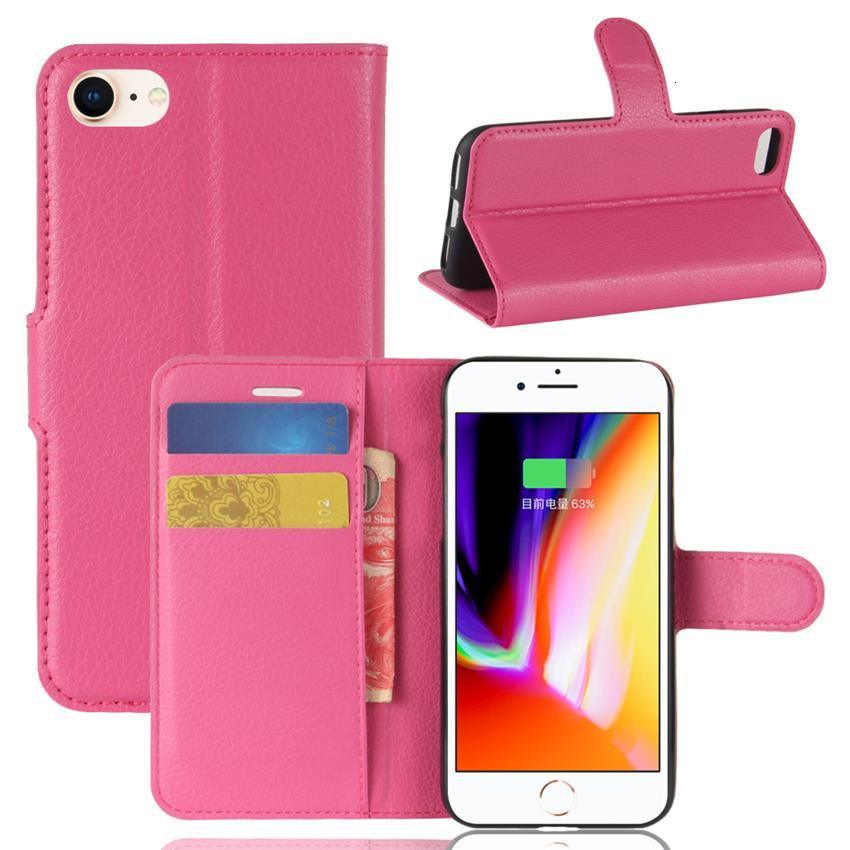Funda de Cuero Premium con Tapa para iPhone 7/8 Plus