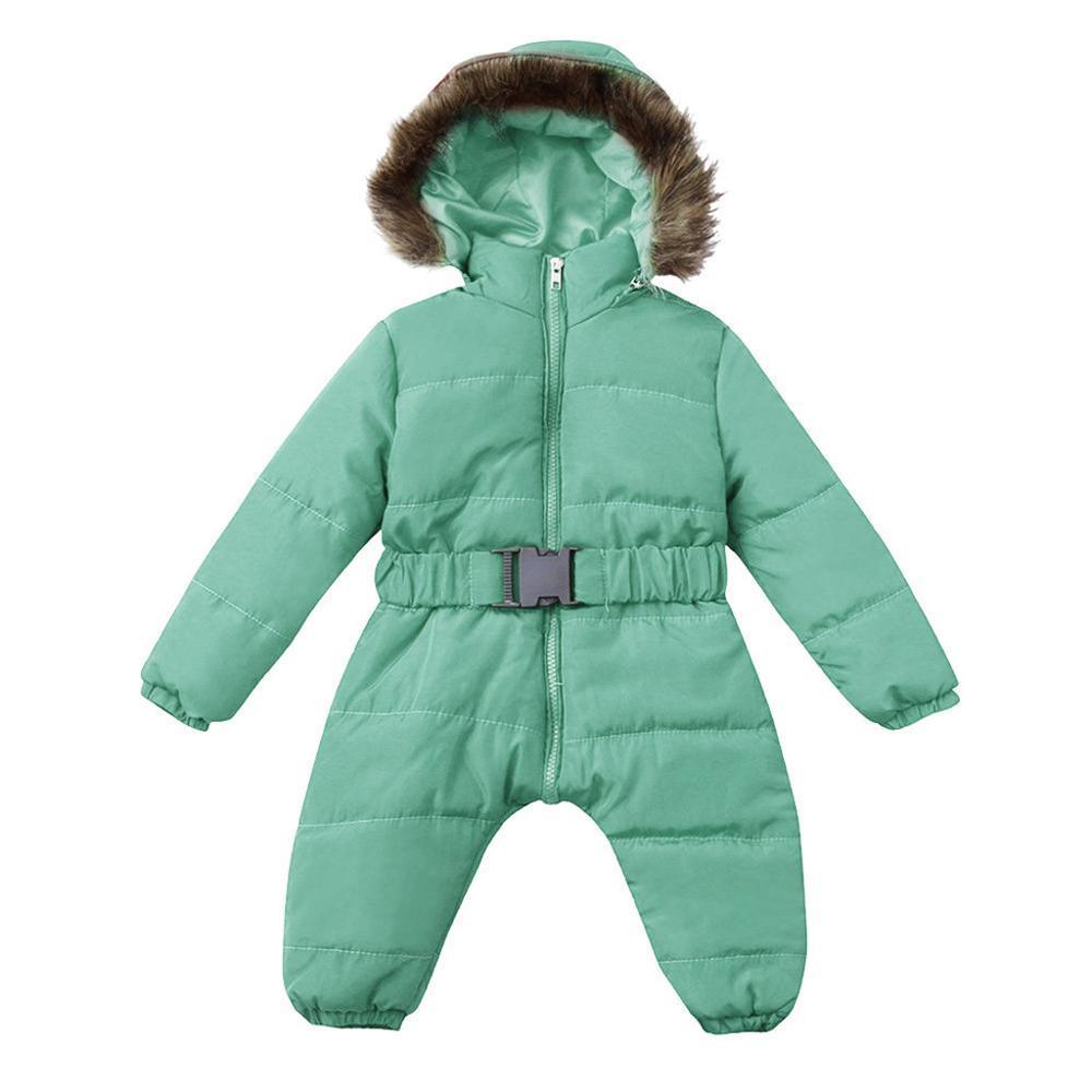 Premium Hooded Snowsuit for Infants - Warm & Stylish