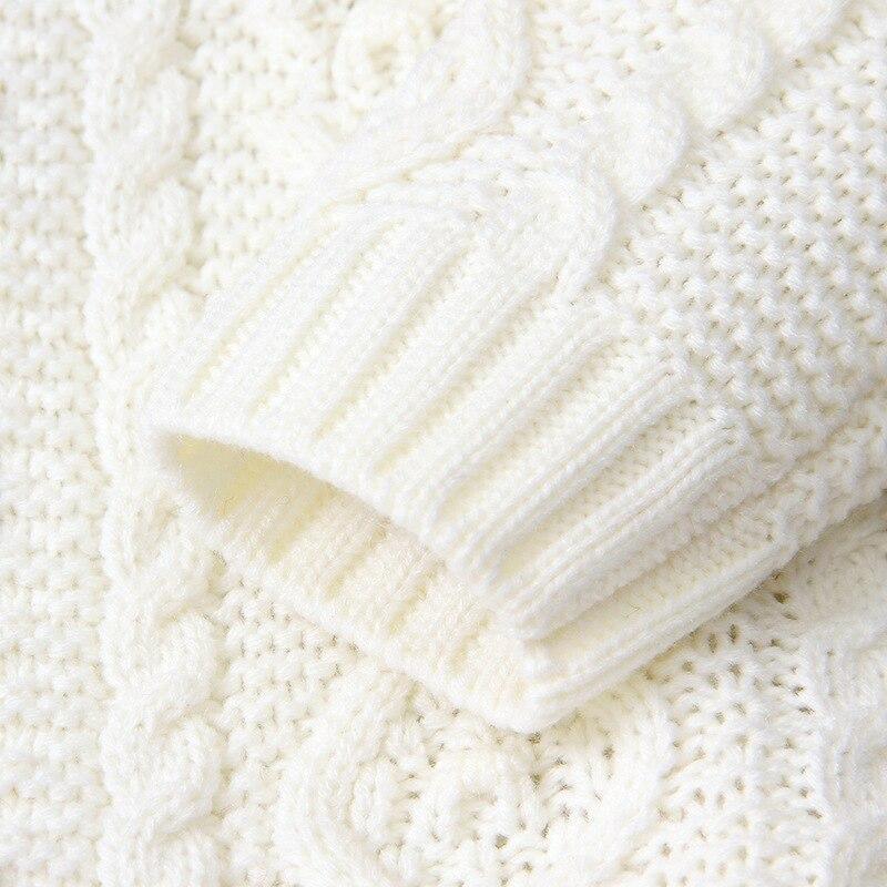 Manteau Chaud Elegant Baby - Combinaison Tricotée à Capuche pour Nouveau-nés