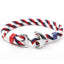 Pulsera de Ancla de Acero Inoxidable Náutica de Moda para Hombres