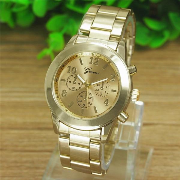 Montre classique de luxe en rhinestones pour femmes