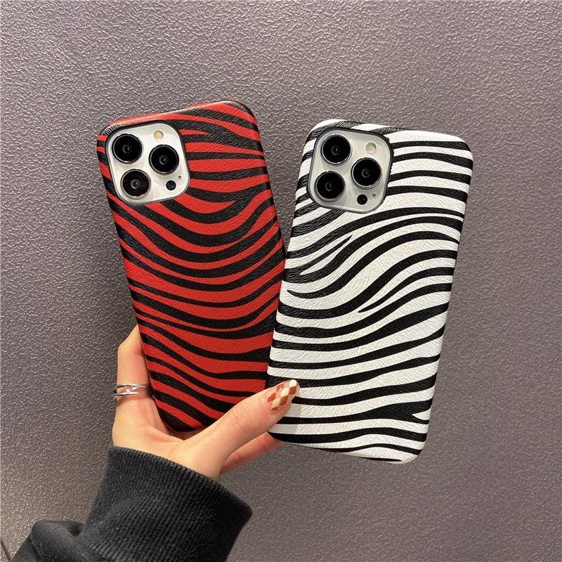 Coque en cuir véritable pour iPhone 13 Pro - Design de luxe