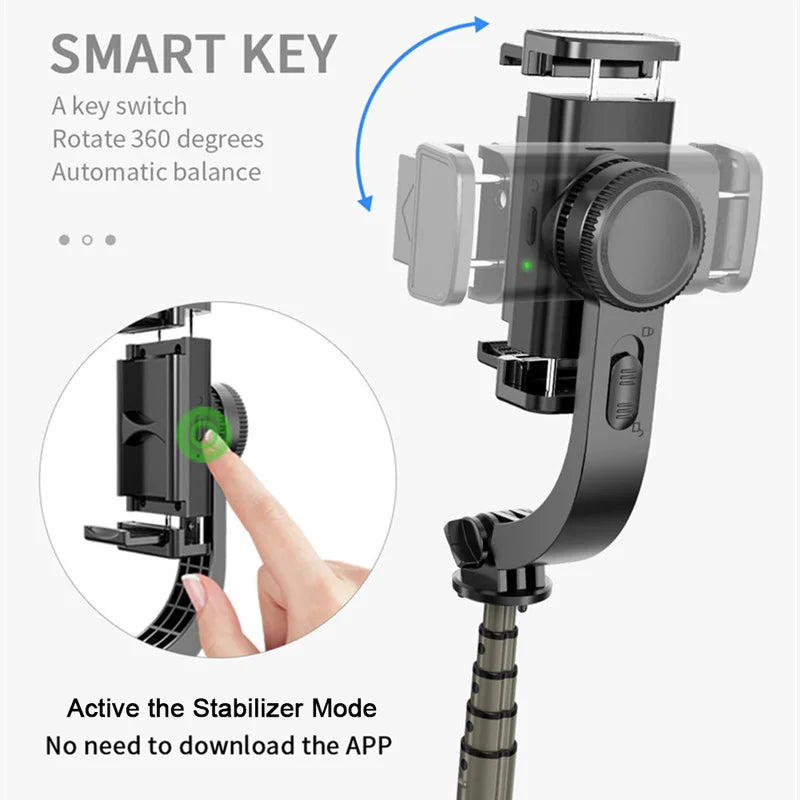 Estabilizador de Gimbal Universal para Smartphone de Mano