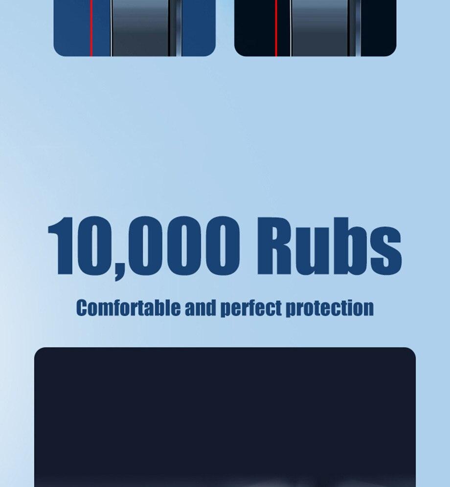 Protector de Pantalla de Vidrio Templado de Cubierta Completa de 4 Paquetes para iPhone