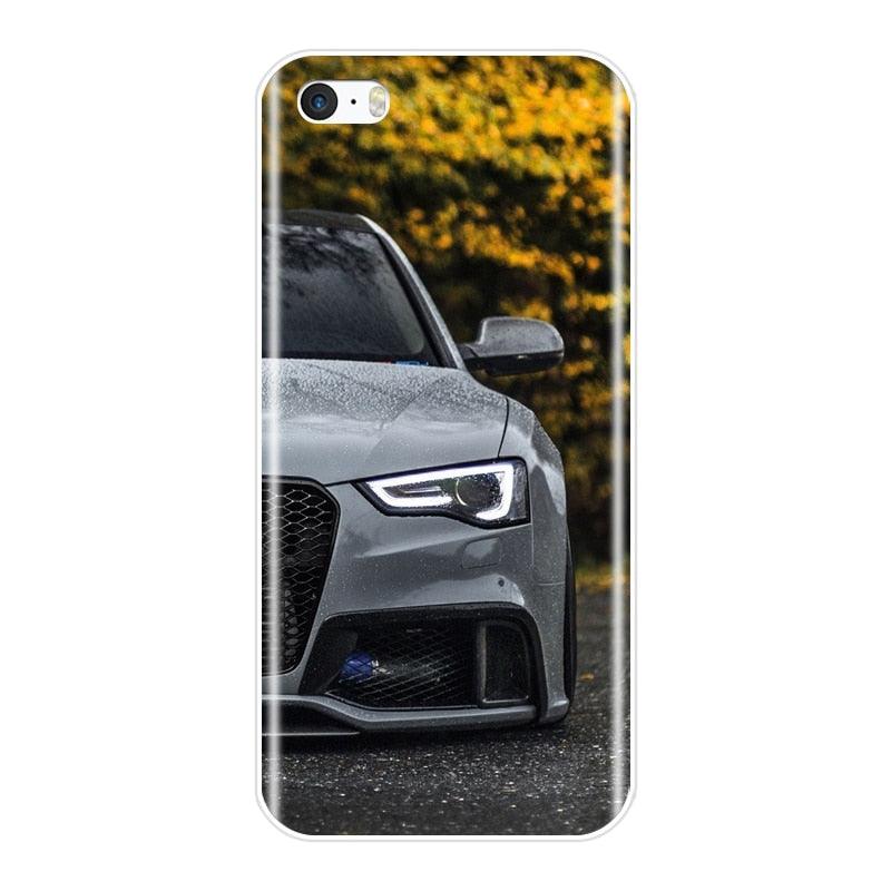 Coque de téléphone en silicone flexible et transparent mignonne pour iPhone