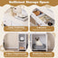 Hidden Cat Washroom Side Cabinet - Elegant Wooden Pet House