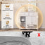 Hidden Cat Washroom Side Cabinet - Elegant Wooden Pet House