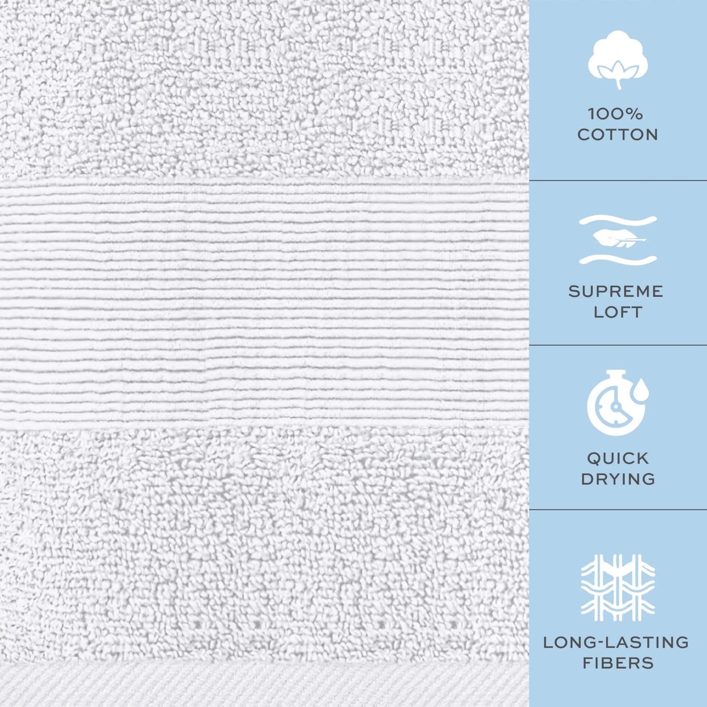 Resort Collection Soft Bath Sheets Towels Set of 2 - Oversize 35x70 in