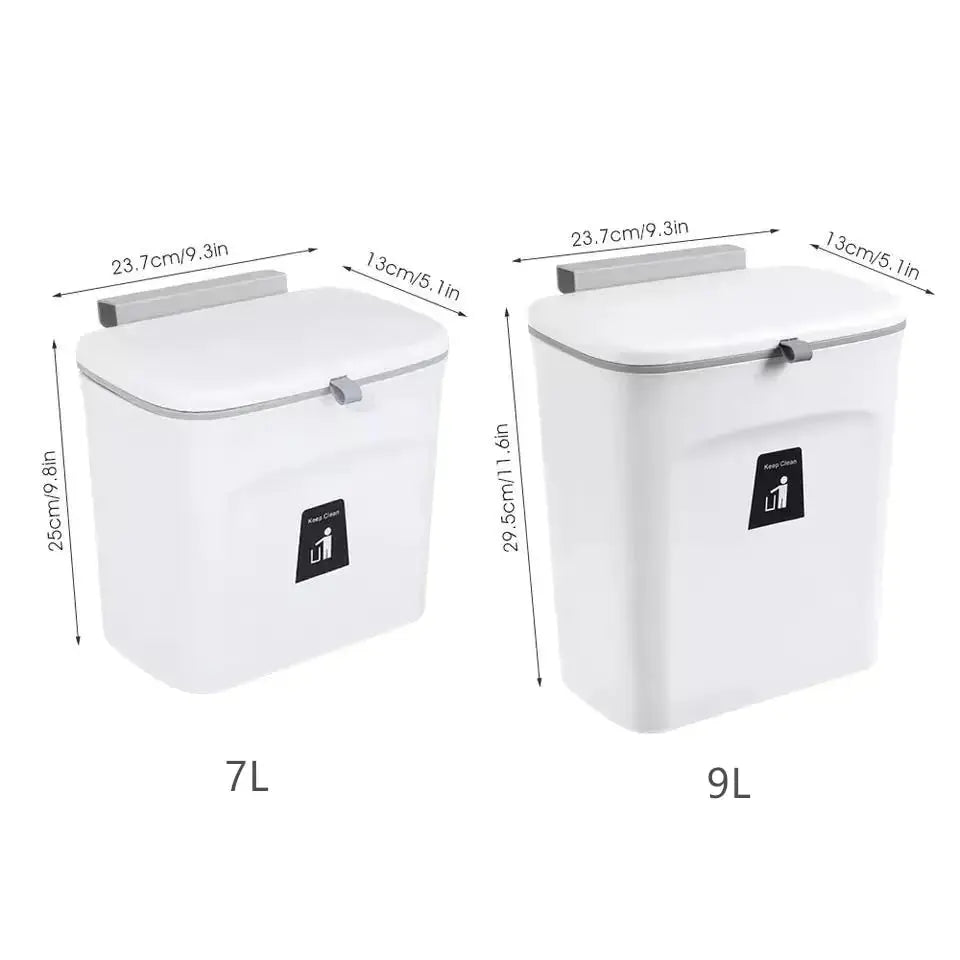 Poubelle Murale Compacte pour l'Organisation de la Cuisine