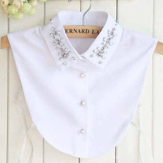 Col Claudine Détachable pour Femmes - Élevez Votre Style