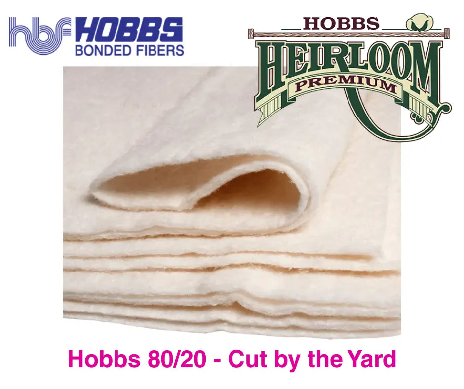 Hobbs 80/20 Heirloom Batting - Calidad Premium por Yarda