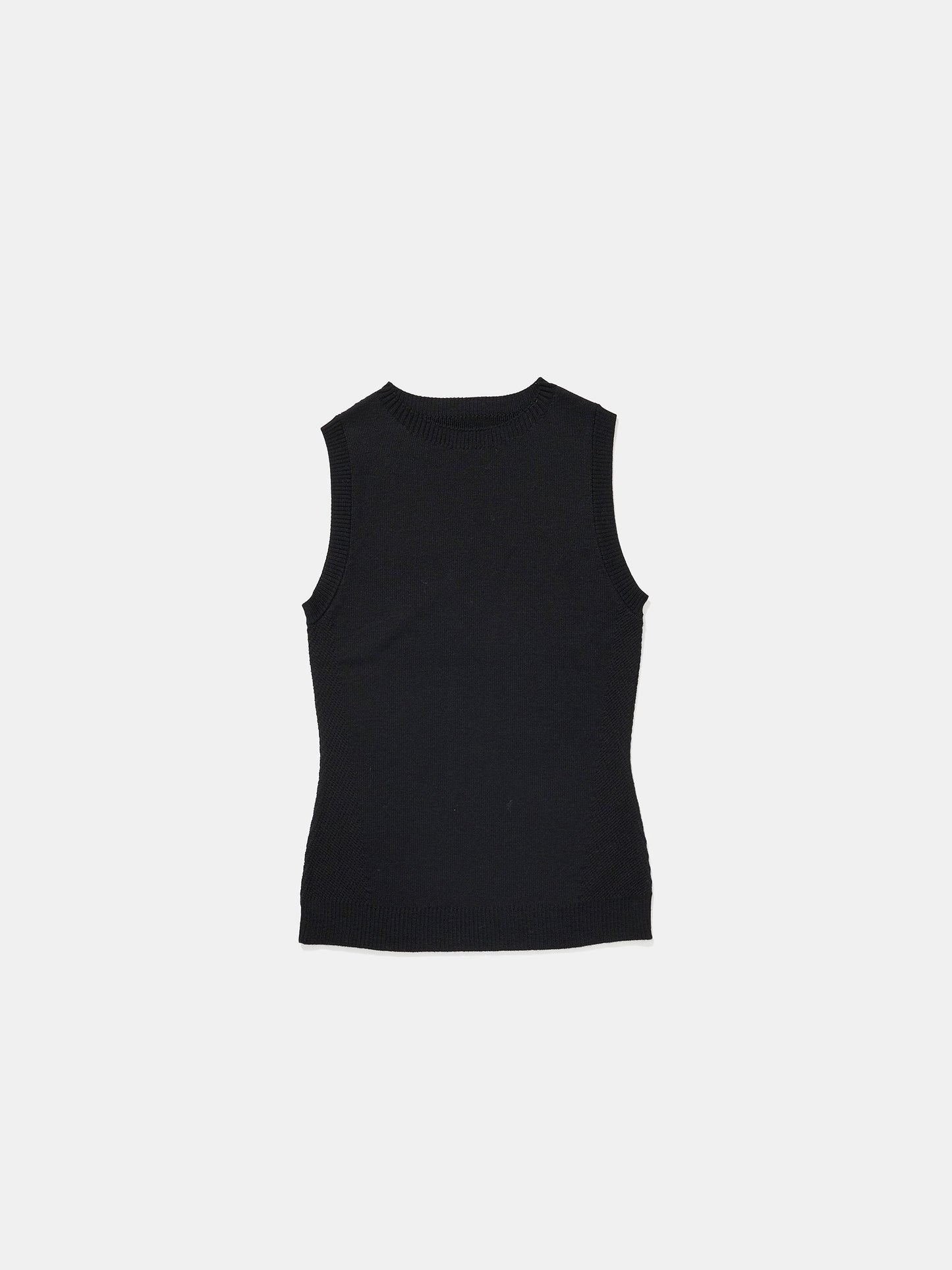 Seamless Black Tank Top