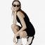 Seamless Black Tank Top
