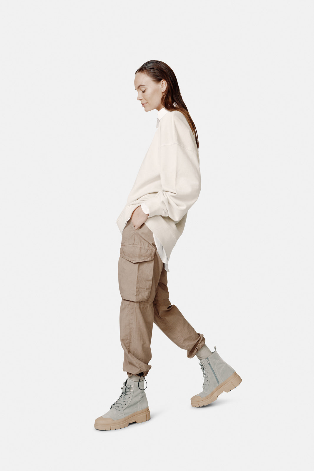 Sweatshirt en Terry Français Surdimensionné - Hay