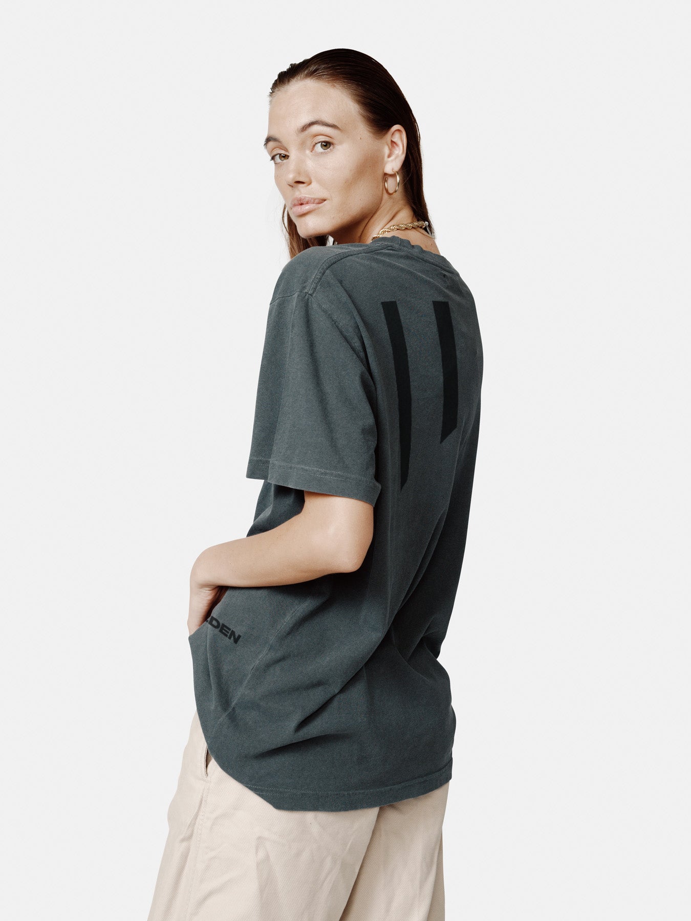 T-shirt Logo Jersey - Noir