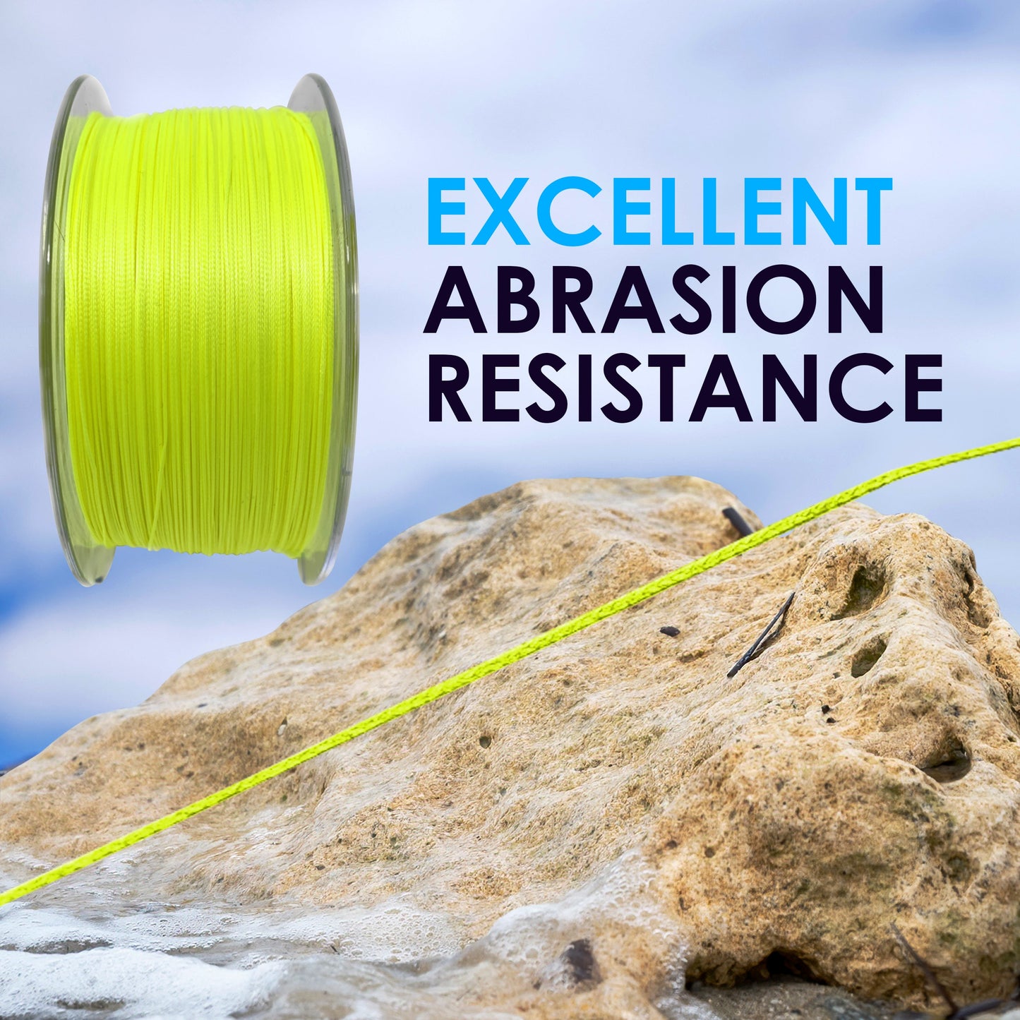 Reaction Tackle 16 Strand Hollow Core Braided Fishing Line