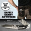 Premium Utility Knife, Folding Pocket Knife Combo, Box Cutter, Heavy Duty Dual Blades W/Belt Clip Gift Set for Dad Carpenter or Construction Worker - Korvel