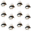 Black Holy Grail Caddis Pupa Emerger - Size 12 Flies (12 Pack)