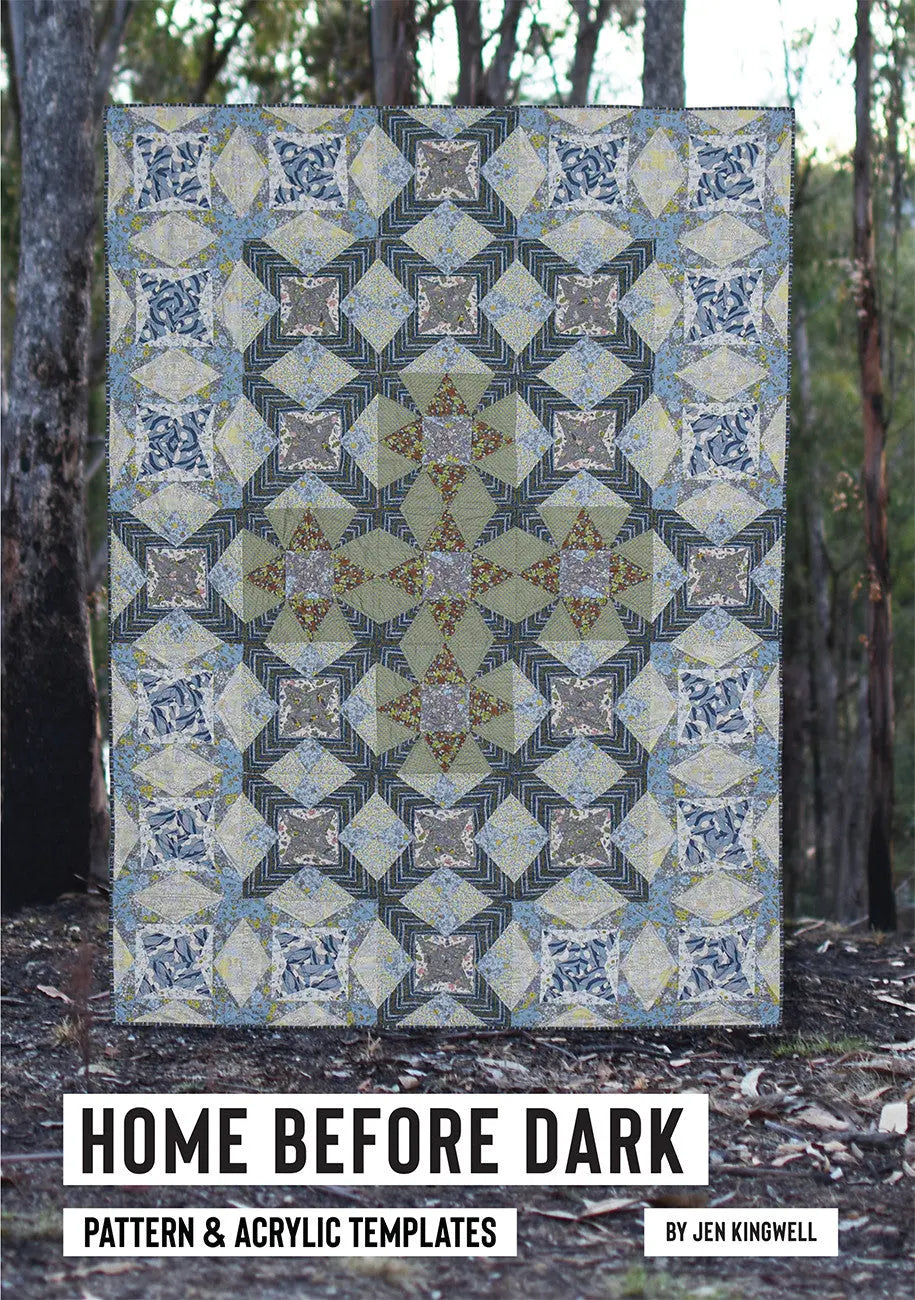 Home Before Dark Quilt Pattern by Jen Kingwell