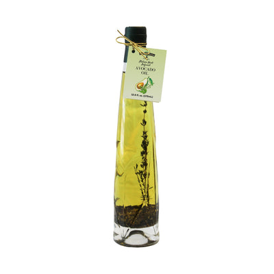 Italian Herb Infused Avocado Oil, Etched (375mL) - Korvel