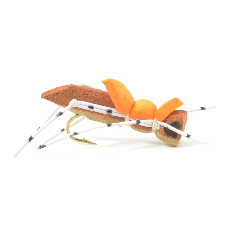 Premium Moorish Hopper Foam Flies - 1 Dozen Size 10 for Trout & Bass - Korvel