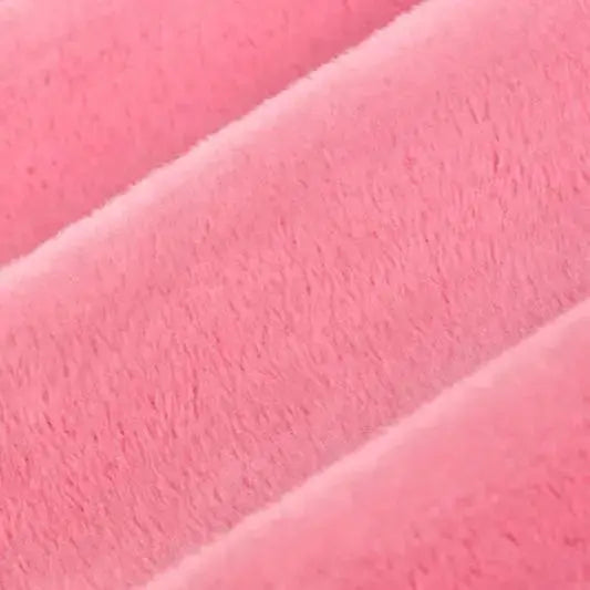 Tissu uni Cuddle 3 rose vif extra large par yard