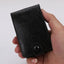 Hot sale Women Men RFID Card Holders Stack Up Pull Out Mini Cascading Wallet ID Cash Cardholder Crazy Horse PU Leather Purses - Korvel