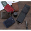 Hot sale Women Men RFID Card Holders Stack Up Pull Out Mini Cascading Wallet ID Cash Cardholder Crazy Horse PU Leather Purses - Korvel