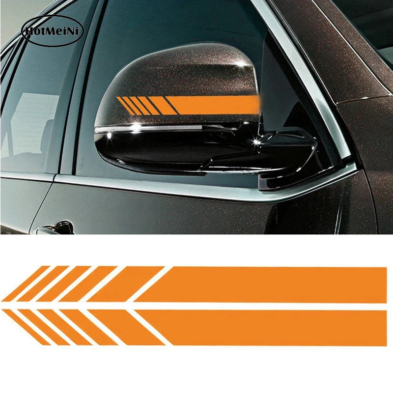 Ensemble de 2 autocollants en vinyle premium pour rétroviseurs