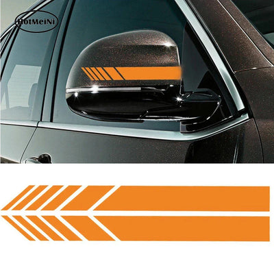 Ensemble de 2 autocollants en vinyle premium pour rétroviseurs