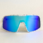 Lunettes de soleil Flying Dog Snowstorm avec lentille miroir bleue