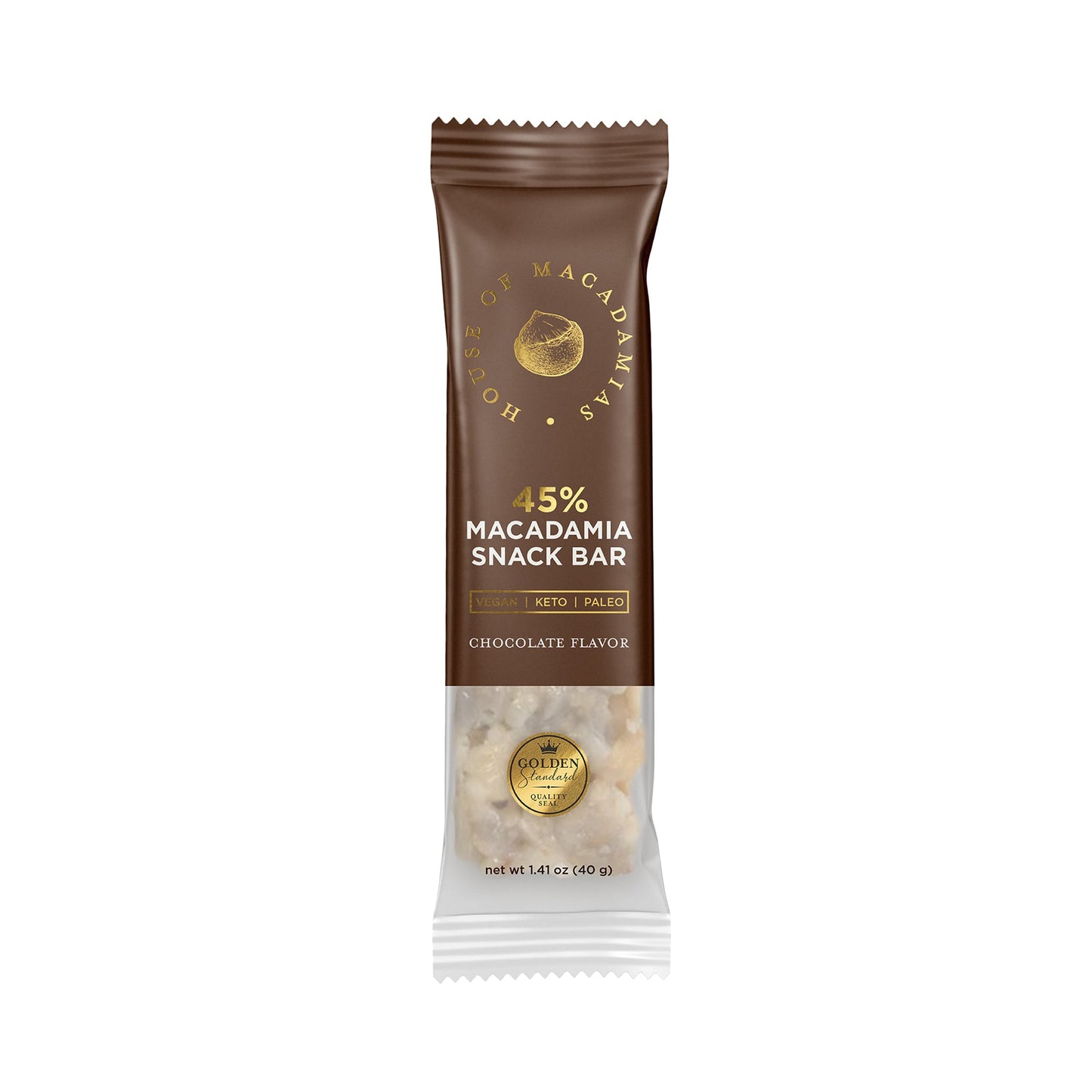 Chocolate Macadamia Nuts Snack Bar (12 Bars) - Korvel