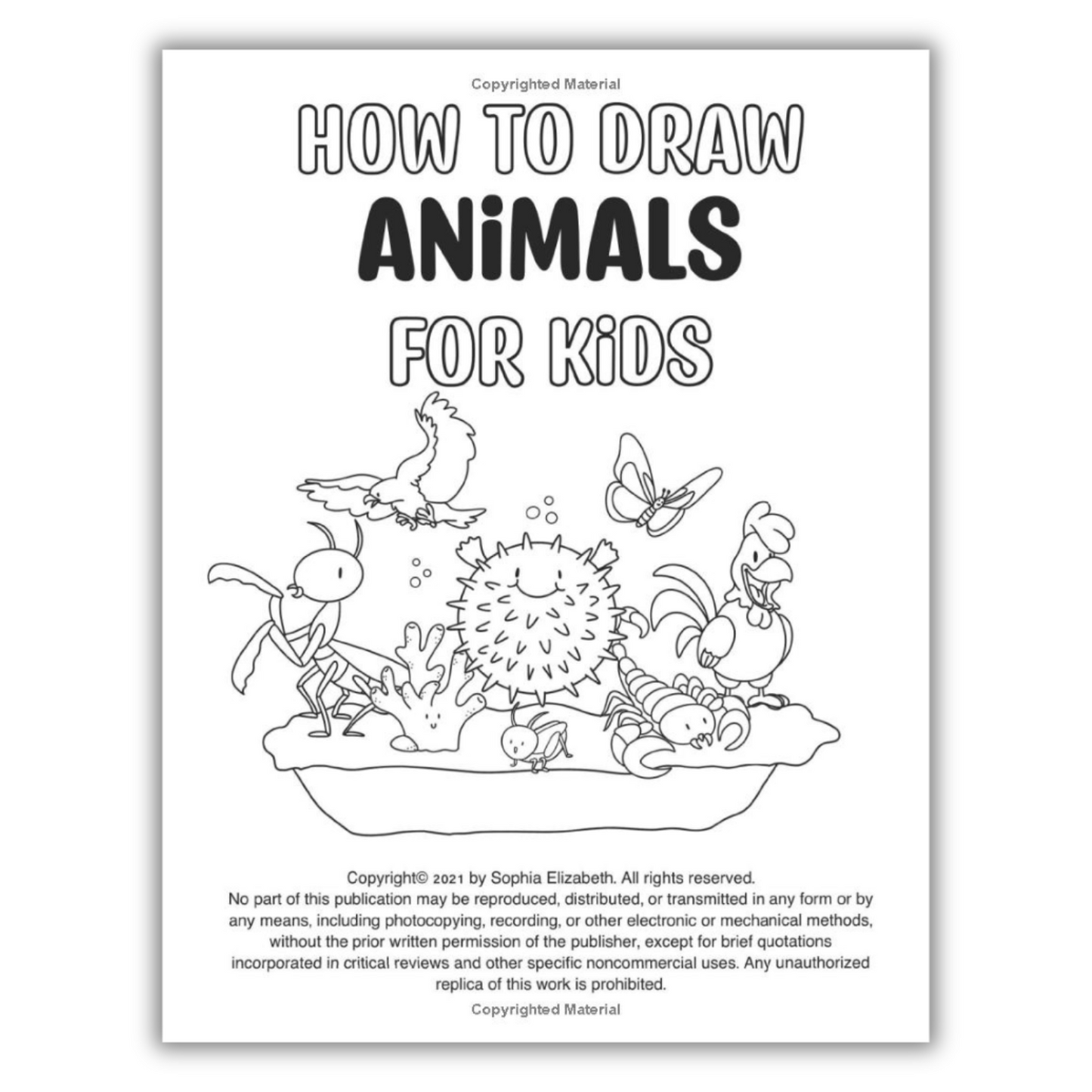 Master the Art of Drawing 101 Adorable Animals: A Fun Guide for Kids (Spiral Bound) - Korvel