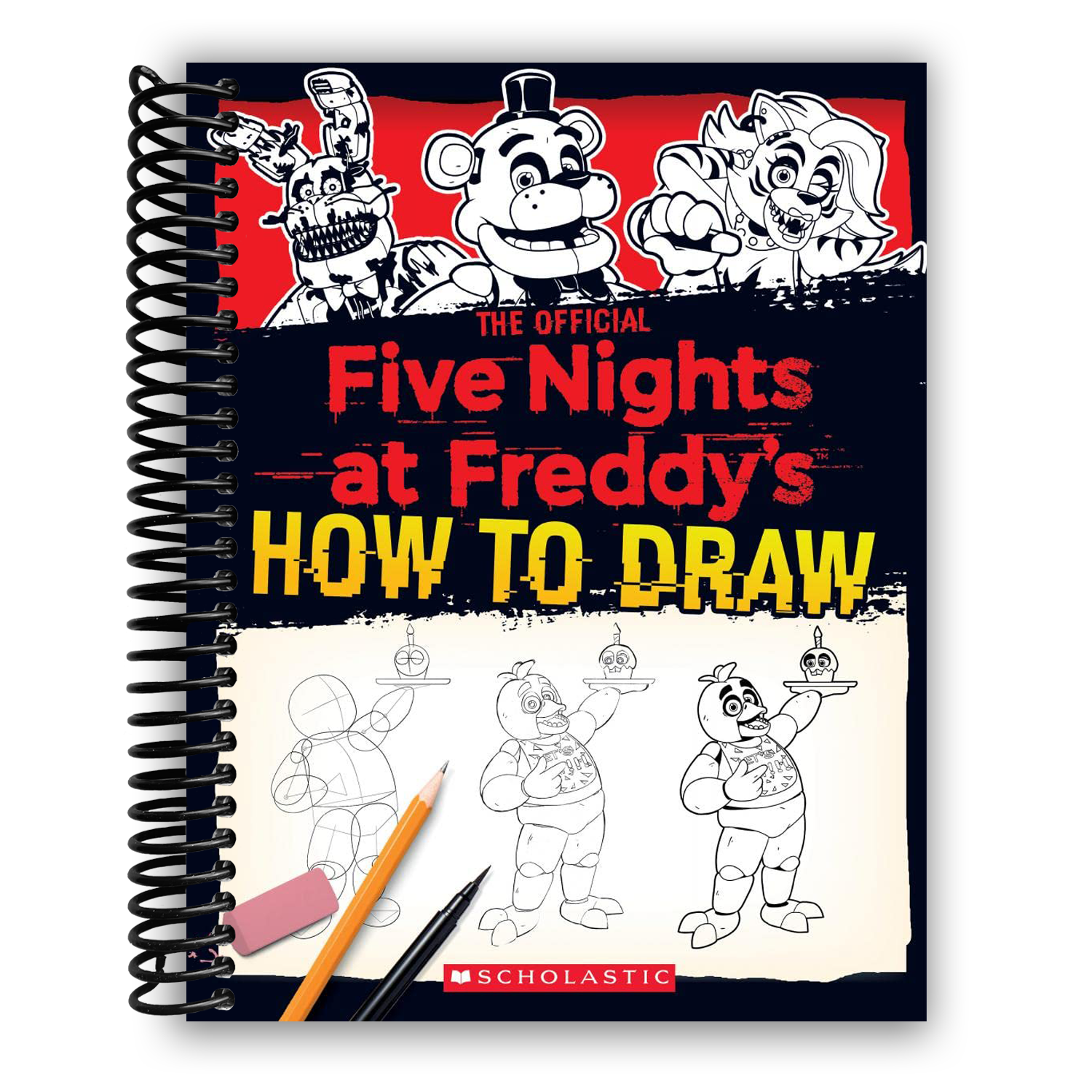 Master the Art of Drawing Five Nights at Freddy's Characters (Spiral Bound) - Korvel