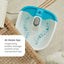 Homedics Bubble Mate Spa de pies con nodos de masaje y piedra pómez