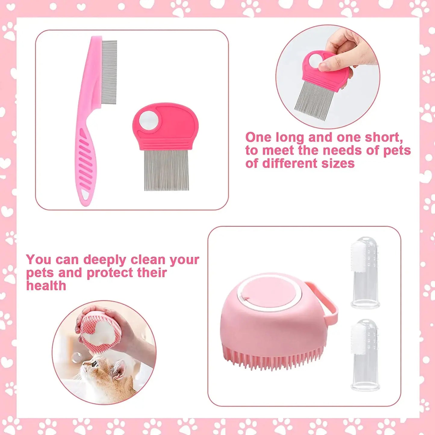 Cepillo para Mascotas de Pelo Premium para un Acicalamiento Sin Esfuerzo