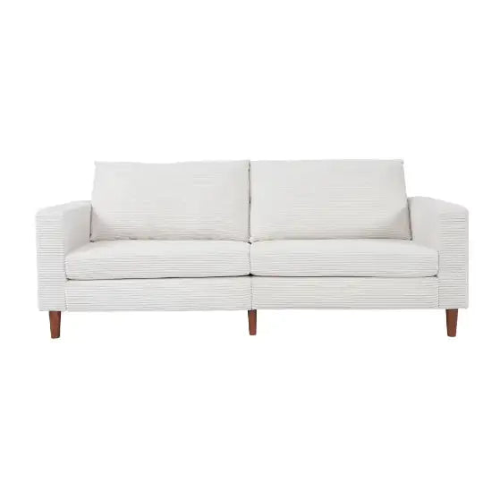 Sofá de Lino Beige Elegante